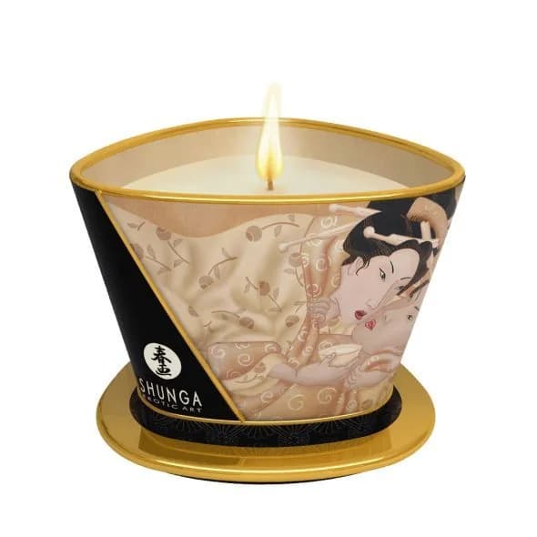 Масажна свічка Shunga Massage Candle – Vanilla Fetish 170ml