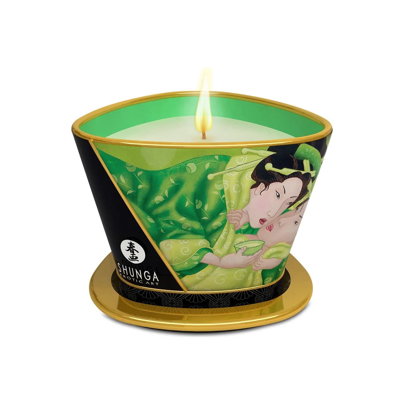 Масажна свічка Shunga Massage Candle – Exotic Green Tea 170ml