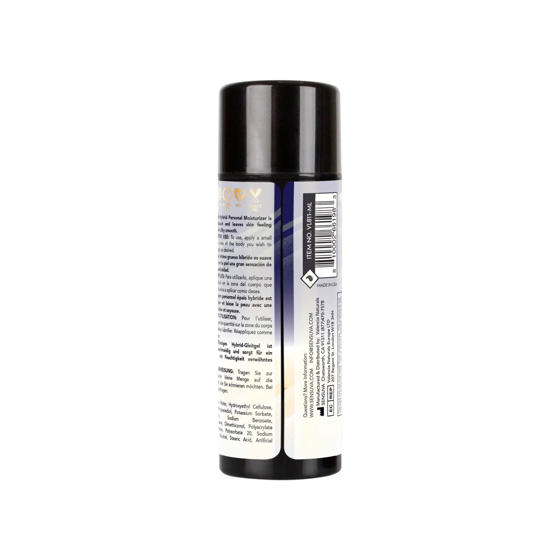 Анальна змазка на гібридній основі Sensuva UltraThick Anal Hybrid 100ml